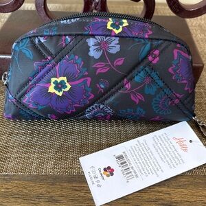 Lug Bobsled XL Eyeglass Glass. Boho Floral Black. NWT